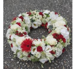 Couronne rouge et blanc 