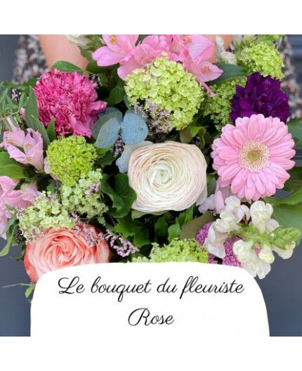 Bouquet du fleuriste - dans les couleurs de Rose