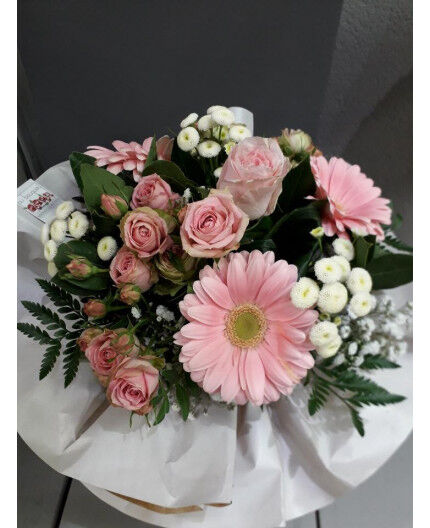 Bouquet tendance rose 