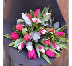 Bouquet de Tulipes Roses