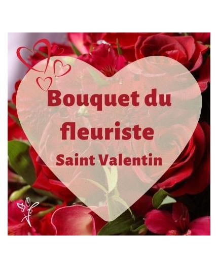 Bouquet du fleuriste Saint Valentin